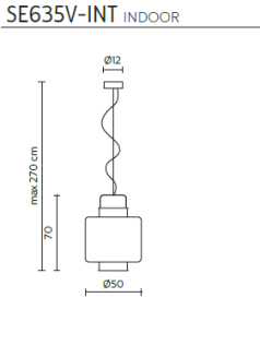 Lampa wisząca Karman Kimono 1 suspension - 5