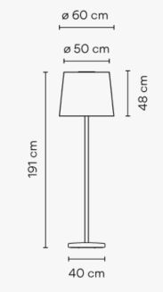 Lampa ogrodowa Vibia WIND 4057 - 8