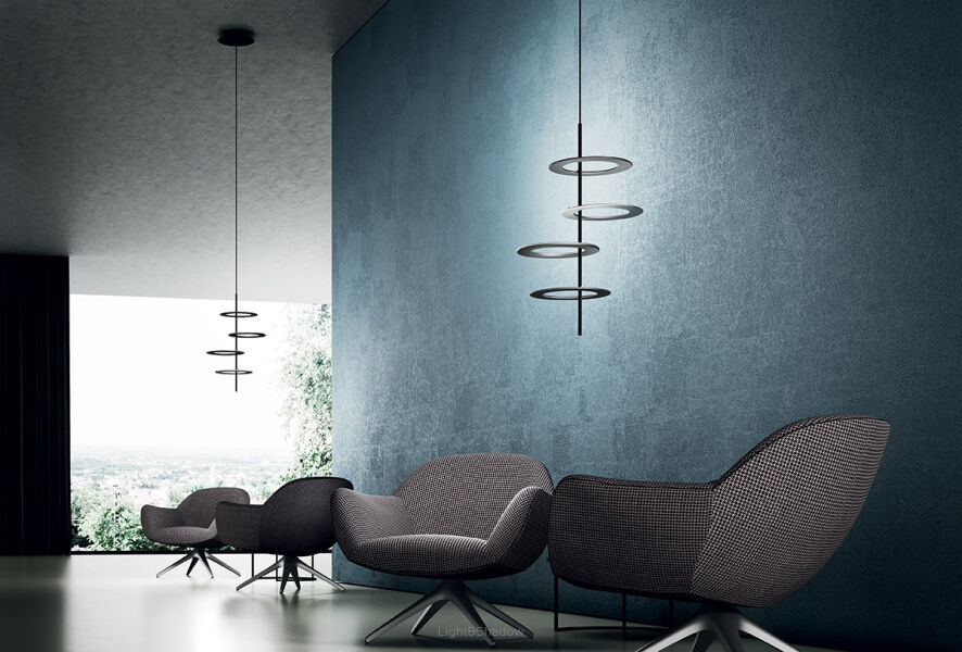 Lampa sufitowa ICONE HULA HOOP S4