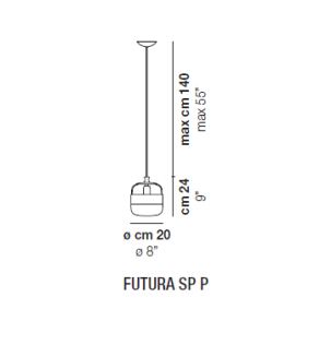 Vistosi FUTURA SP P wisząca - 4