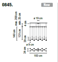 Vibia ALGORITHM 0845 - 2