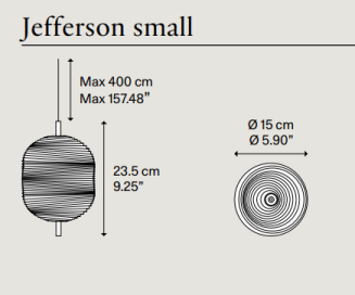 Lampa wisząca Lodes JEFFERSON small - 3