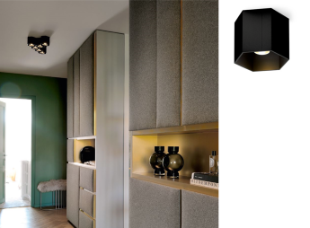 Lampa sufitowa Wever & Ducre HEXO 1.0 natynkowa