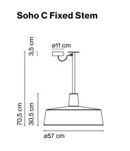 Marset Soho zewnętrzna stropowa - 4