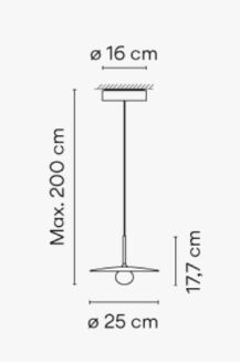 Lampa wisząca Vibia TEMPO 5770 - 7