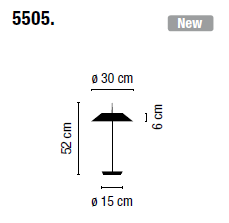 Lampa biurkowa Vibia MAYFAIR 5505 - 5
