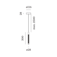 Wever&Ducre TRACE 1.1 wisząca - 2