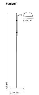 Lampa podłogowa Marset Funiculí - 17