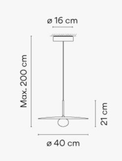 Lampa wisząca Vibia TEMPO 5776 - 5