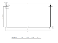 Oty Light POP P200 ARC recessed suspension - 2