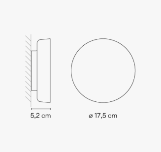 Kinkiet led Vibia DOTS 4675 - 7