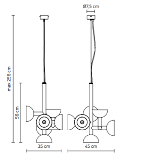 Lampa wisząca Karman SIBILLA 1 - 3