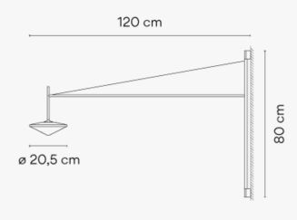 Kinkiet led Vibia TEMPO 5760 / 5761 - 4