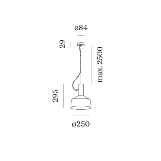 Lampa wisząca Wever & Ducre ROOMOR 1.2 - 3