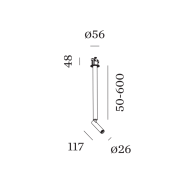 Wever&Ducre MATCH stick 1.0 wpuszczana - 2