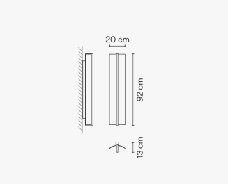 Kinkiet led Vibia KONTUR 6414/6416/6418 - 2