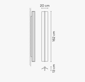Kinkiet led Vibia KONTUR 6414/6416/6418 - 4