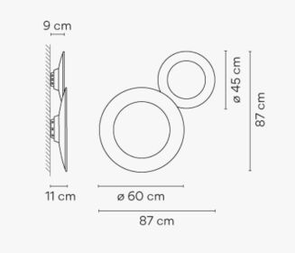 Vibia PUCK WALL ART 5487 - 4