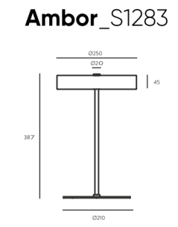 Lampa biurkowa Aromas AMBOR_S1283 - 2