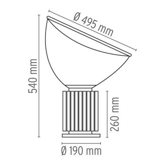 Lampa stołowa Flos Taccia - 2
