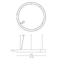 Panzeri GOLDEN RING wisząca - 8