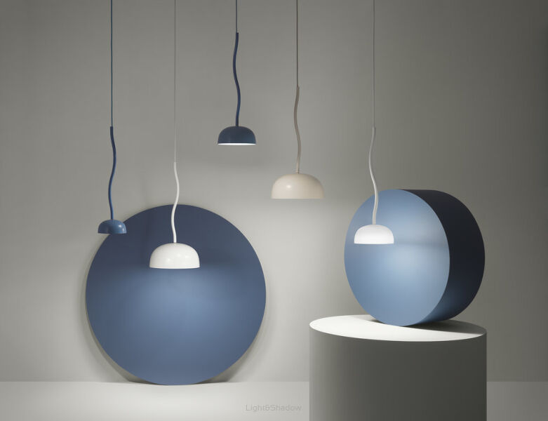 Lampa wisząca Zero Lighting CURVE metal suspension