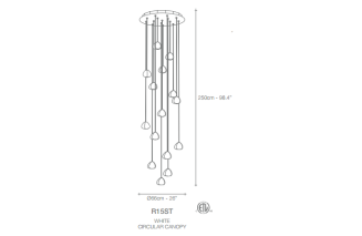 Lampa wisząca Terzani MIZU  15T - 3