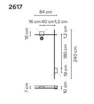 Vibia Structural 2617 wall - 3
