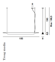 Foscarini Troag Media Susp.  - 3
