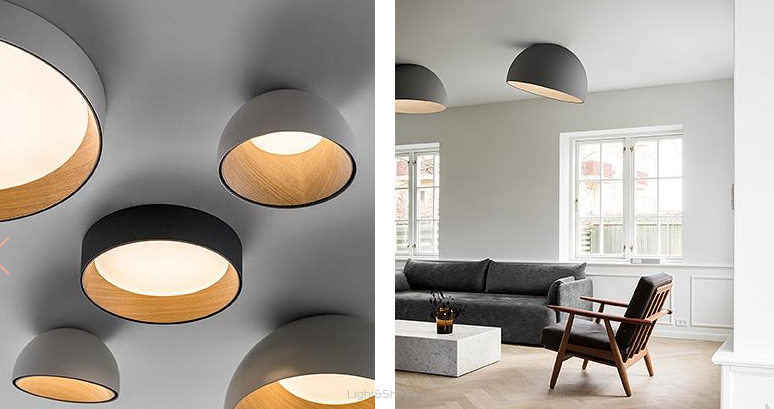 Lampa sufitowa led Vibia DUO 4876/4880