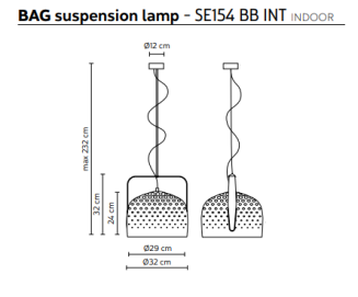 Lampa wisząca Karman BAG 2 suspension - 5