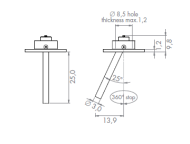 Oty Light POP P04A Magic 250 Ø 3,0 recessed IP40 - 2