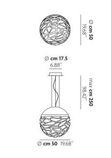 Lampa wisząca Lodes KELLY SPHERE suspension - 5