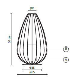 Lampa biurkowa Karman CELL  M615B - 4