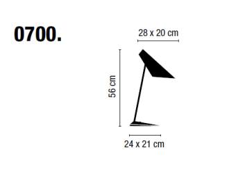 Lampa biurkowa VIBIA I.CONO 0700 - 7