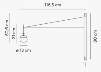 Kinkiet led Vibia TEMPO 5758 / 5759 - 4