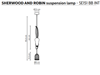 Lampa wisząca Karman SHERWOOD - 4