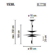 Lampa wisząca Vibia FLAMINGO 1530 - 3