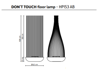 Lampa podłogowa Karman DON'T TOUCH floor IN/OUT - 2