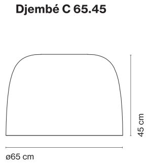 Lampa sufitowa Marset Djembé 65.45 - 5