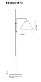 Lampa podłogowa Marset Funiculí Fabric - 6
