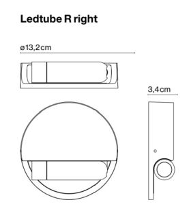 Kinkiet led Marset Ledtube R - 10