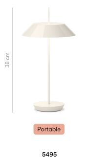 Lampa biurkowa Vibia Mayfair Mini przenośna - 45