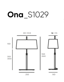 Lampa biurkowa Aromas ONA_S1029 - 2