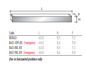 Kinkiet Oty Light BOX 63 wall IP40 - 3