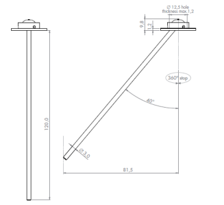 Lampa sufitowa Oty Light POP P04C Magic 1200 Ø 3,0 recessed IP40 - 5