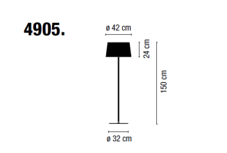 Lampa podłogowa VIBIA WARM 4905 - 3