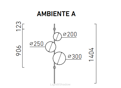 Kinkiet led Chors Ambiente A/B
