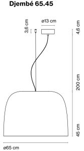 Marset Djembé wisząca 65.45 - 6