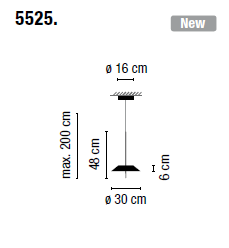 Lampa wisząca Vibia MAYFAIR 5525 - 3